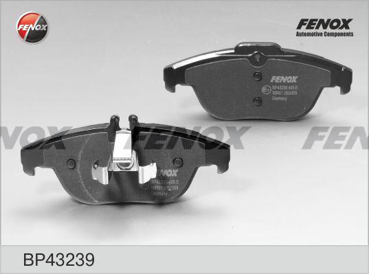 Fenox BP43239 - Гальмівні колодки, дискові гальма autocars.com.ua