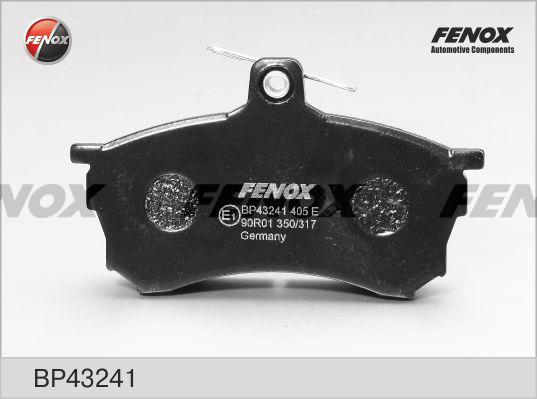 Fenox BP43241 - Гальмівні колодки, дискові гальма autocars.com.ua