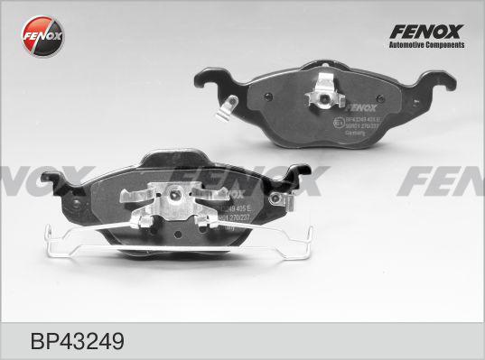 Fenox BP43249 - Гальмівні колодки, дискові гальма autocars.com.ua