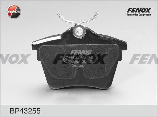 Fenox BP43255 - Тормозные колодки, дисковые, комплект autodnr.net