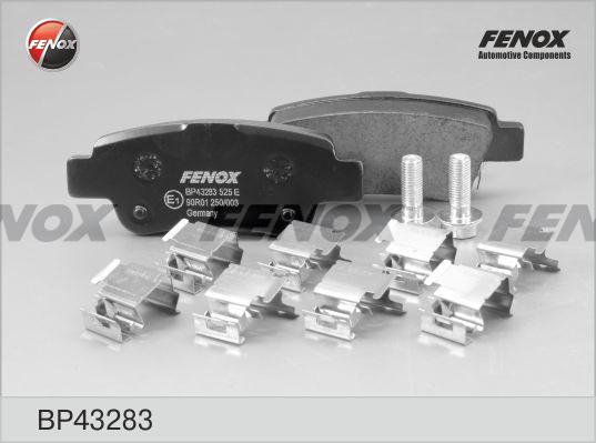 Fenox BP43283 - Тормозные колодки, дисковые, комплект autodnr.net