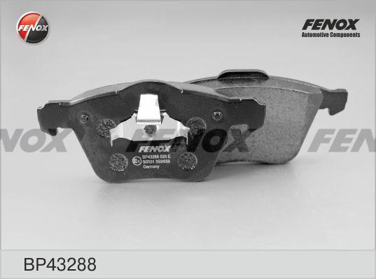 Fenox BP43288 - Тормозные колодки, дисковые, комплект avtokuzovplus.com.ua