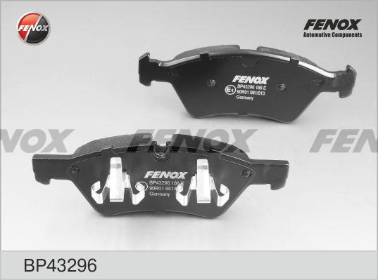 Fenox BP43296 - Гальмівні колодки, дискові гальма autocars.com.ua