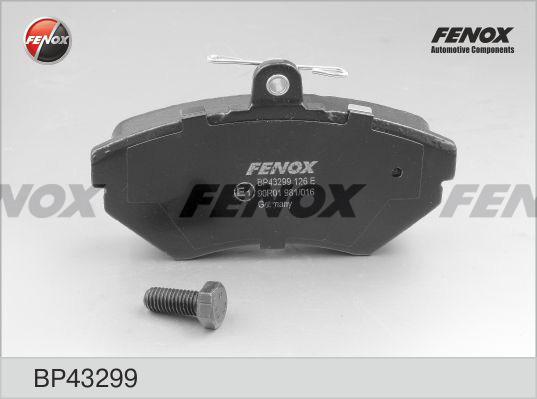 Fenox BP43299 - Тормозные колодки, дисковые, комплект avtokuzovplus.com.ua