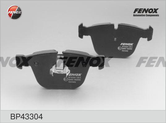 Fenox BP43304 - Тормозные колодки, дисковые, комплект avtokuzovplus.com.ua