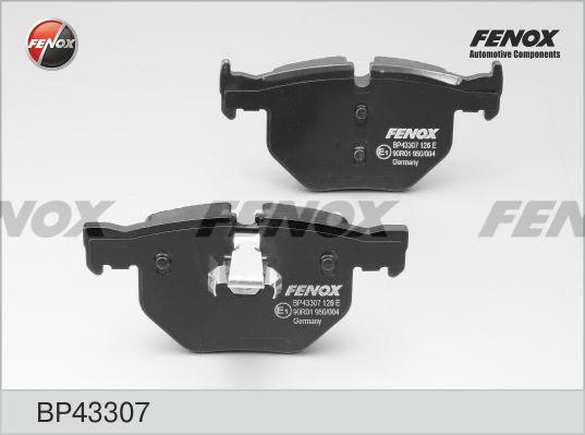 Fenox BP43307 - Тормозные колодки, дисковые, комплект autodnr.net