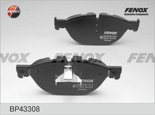 Fenox BP43308 - Гальмівні колодки, дискові гальма autocars.com.ua
