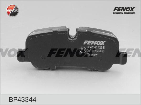 Fenox BP43344 - Гальмівні колодки, дискові гальма autocars.com.ua