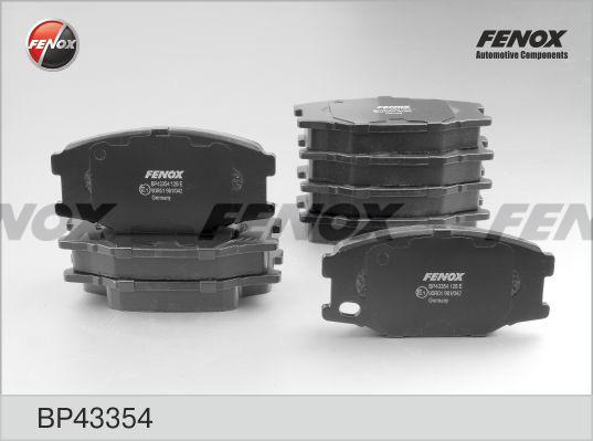 Fenox BP43354 - Тормозные колодки, дисковые, комплект avtokuzovplus.com.ua