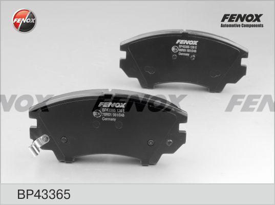 Fenox BP43365 - Гальмівні колодки, дискові гальма autocars.com.ua