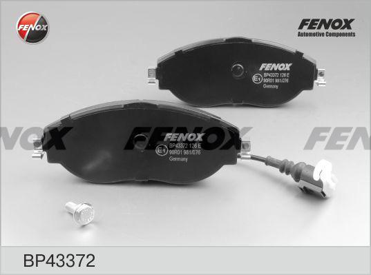 Fenox BP43372 - Гальмівні колодки, дискові гальма autocars.com.ua