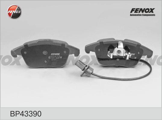 Fenox BP43390 - Гальмівні колодки, дискові гальма autocars.com.ua