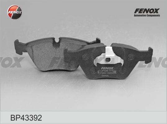 Fenox BP43392 - Тормозные колодки, дисковые, комплект avtokuzovplus.com.ua