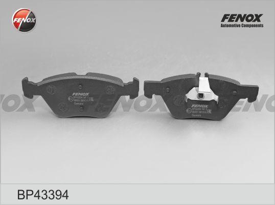 Fenox BP43394 - Гальмівні колодки, дискові гальма autocars.com.ua