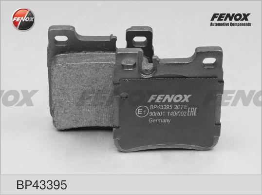 Fenox BP43395 - Гальмівні колодки, дискові гальма autocars.com.ua
