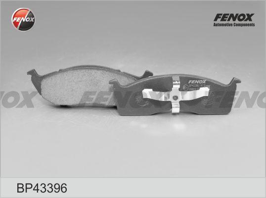 Fenox BP43396 - Тормозные колодки, дисковые, комплект avtokuzovplus.com.ua