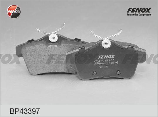 Fenox BP43397 - Тормозные колодки, дисковые, комплект avtokuzovplus.com.ua