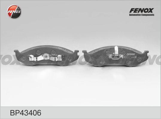 Fenox BP43406 - Гальмівні колодки, дискові гальма autocars.com.ua