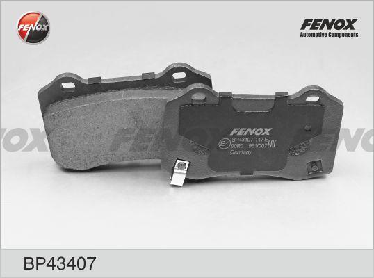 Fenox BP43407 - Гальмівні колодки, дискові гальма autocars.com.ua