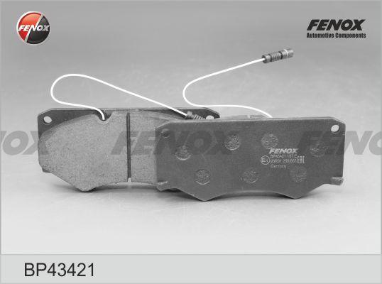 Fenox BP43421 - Тормозные колодки, дисковые, комплект avtokuzovplus.com.ua