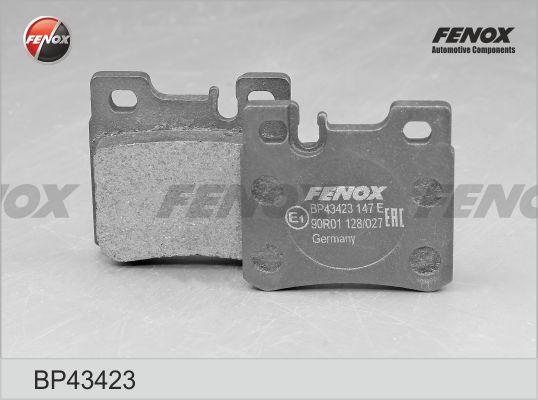Fenox BP43423 - Тормозные колодки, дисковые, комплект avtokuzovplus.com.ua