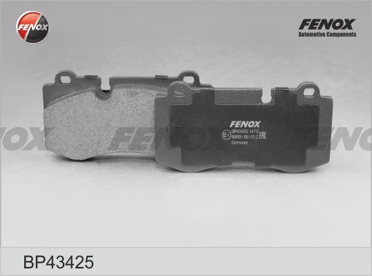 Fenox BP43425 - Тормозные колодки, дисковые, комплект autodnr.net