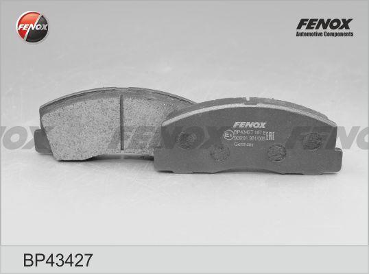 Fenox BP43427 - Гальмівні колодки, дискові гальма autocars.com.ua