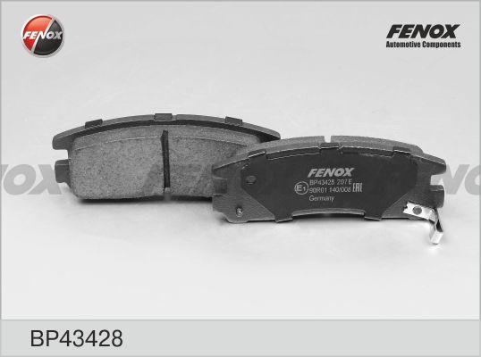 Fenox BP43428 - Гальмівні колодки, дискові гальма autocars.com.ua