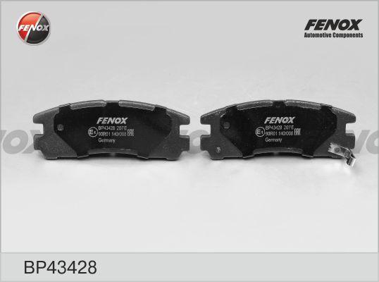 Fenox BP43428 - Гальмівні колодки, дискові гальма autocars.com.ua
