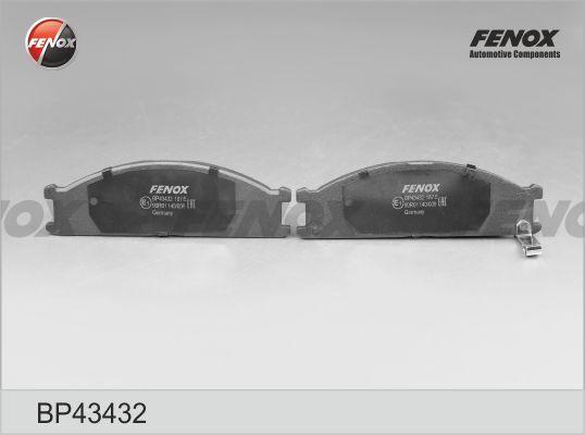 Fenox BP43432 - Тормозные колодки, дисковые, комплект avtokuzovplus.com.ua