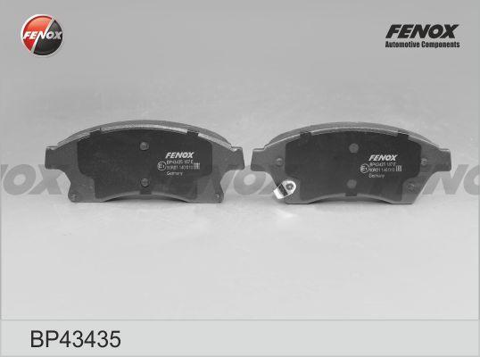 Fenox BP43435 - Тормозные колодки, дисковые, комплект avtokuzovplus.com.ua