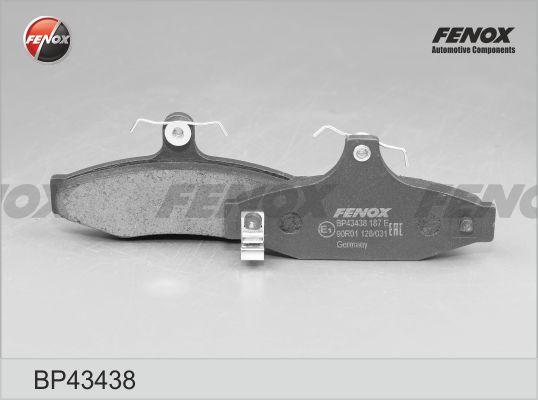 Fenox BP43438 - Гальмівні колодки, дискові гальма autocars.com.ua