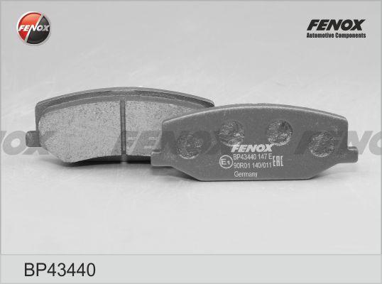 Fenox BP43440 - Гальмівні колодки, дискові гальма autocars.com.ua