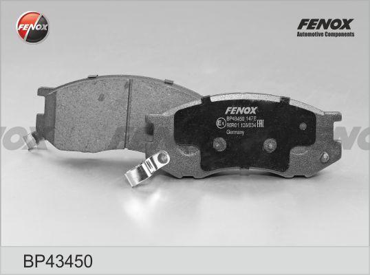 Fenox BP43450 - Гальмівні колодки, дискові гальма autocars.com.ua