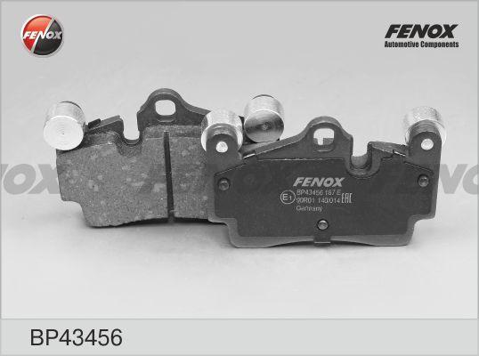 Fenox BP43456 - Гальмівні колодки, дискові гальма autocars.com.ua