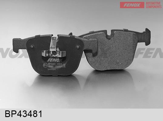 Fenox BP43481 - Гальмівні колодки, дискові гальма autocars.com.ua