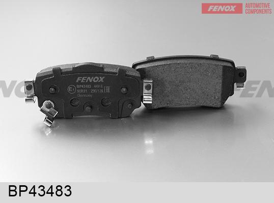Fenox BP43483 - Гальмівні колодки, дискові гальма autocars.com.ua