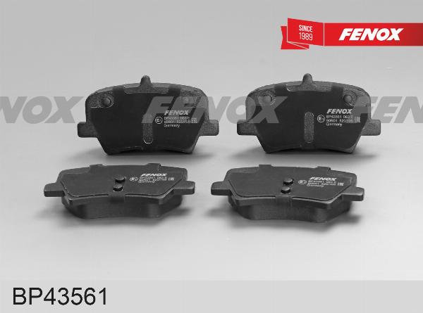 Fenox BP43561 - Гальмівні колодки, дискові гальма autocars.com.ua