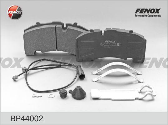 Fenox BP44002 - Гальмівні колодки, дискові гальма autocars.com.ua