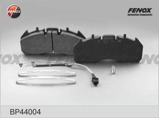 Fenox BP44004 - Тормозные колодки, дисковые, комплект avtokuzovplus.com.ua