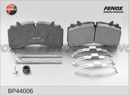 Fenox BP44006 - Гальмівні колодки, дискові гальма autocars.com.ua