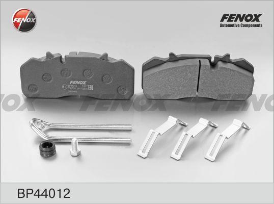 Fenox BP44012 - Тормозные колодки, дисковые, комплект avtokuzovplus.com.ua