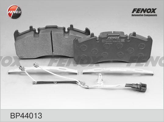 Fenox BP44013 - Тормозные колодки, дисковые, комплект avtokuzovplus.com.ua