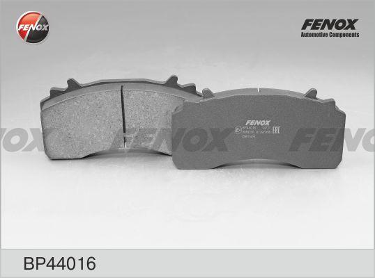 Fenox BP44016 - Тормозные колодки, дисковые, комплект avtokuzovplus.com.ua