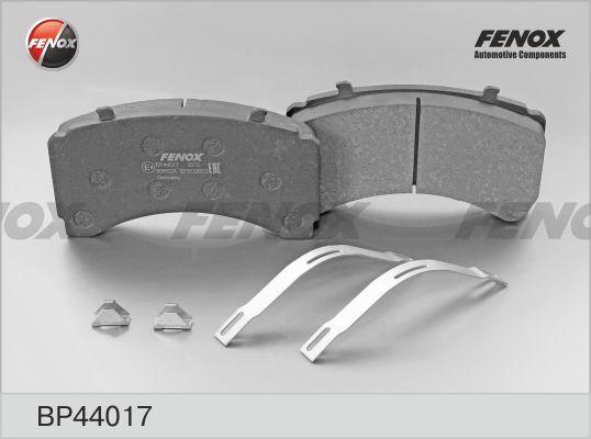 Fenox BP44017 - Гальмівні колодки, дискові гальма autocars.com.ua