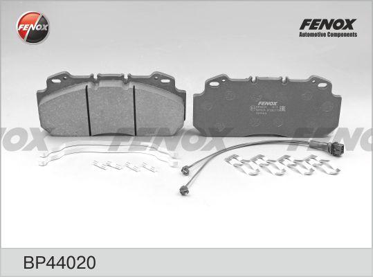 Fenox BP44020 - Гальмівні колодки, дискові гальма autocars.com.ua