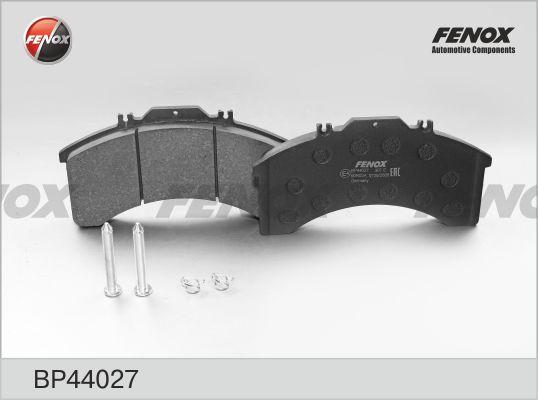 Fenox BP44027 - Тормозные колодки, дисковые, комплект avtokuzovplus.com.ua