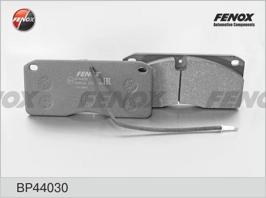 Fenox BP44030 - Тормозные колодки, дисковые, комплект avtokuzovplus.com.ua