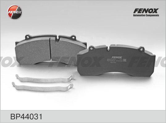 Fenox BP44031 - Гальмівні колодки, дискові гальма autocars.com.ua