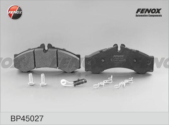 Fenox BP45027 - Гальмівні колодки, дискові гальма autocars.com.ua